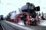 01 1100 beim Jubiläum 150 Jahre Deutsche Eisenbahn in Nürnberg am 14.09.1985.