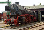 Die 41 186, ex DB 042 186-7, ex DB 41 186, ex DR 41 186, am 07.06.2014 im Eisenbahnmuseum Dieringhausen.
