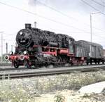 58 311 bei der Jubiläumsparade 150 Jahre Deutsche Eisenbahn in Nürnberg am 14.09.1985.