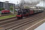 Am 28 April 2018 verlasst 78 468 samt Dampfzug Trier Hbf auf den Weg nach Saarbrücken.