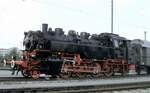86 457 bei der Jubiläumsparade 150 Jahre Deutsche Eisenbahn in Nürnberg am 14.09.1985.