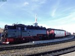 99 222 der HSB auf dem Brocken.