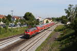 218 409 war am 14. Mai 2025 bei Maxhtte-Haidhof in Richtung Regensburg unterwegs.