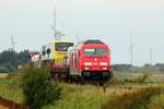 DB 245 025 mit SyltShuttle von Westerland nach Niebüll.