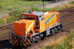 northrail 0 272 001-5(MaK 1000792/Bj 1982/DE 1002 )dieselt hier mit frischer HU(NTS 02.04.14)durch HH-Dradenau.