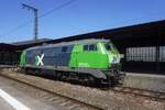 Aix Rail 218 461 sonnt sich am 25 Mai 2026 in Karlsruhe Hbf.
