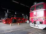 120 269-6 und 91 896 im Sächsischen Eisenbahnmuseum in Chemnitz am 19.04.2017.