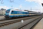 ALEX(A) 223 065 steht mit der Zapadny-Express am 12 Juni 2022 in Plzen hl.n. für die weiterfahrt nach Schwandorf.