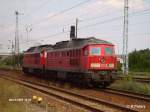 232 190-9 und 233 127-0 rangieren in Berlin-Sch�nefeld.