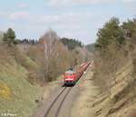 232 569 mit den 45392 Langschienen nach NNR in Seu�en.