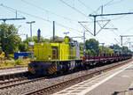 Die an die RBB - Regiobahn Bitterfeld Berlin GmbH vermietete Alpha Trains 1021 (ex V1001-021) bzw.