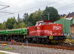 Lange war sie bei der HGB - Hessische Güterbahn GmbH zu Hause, nun ist sie bei der FSI Logistik GmbH / AZ Power Logistics GmbH in Bottrop und trägt den Namen „ALIJAH“....