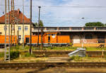 Die ArcelorMittal Lok 61 (98 80 3293 061-8 D-EKO), ex EKO Stahl 61, ex VEB Leuna-Werke »Walter Ulbricht« Nr.