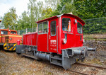   Die ex V 332 01 (98 80 3332 189-0 D-EMN) der EMN Eisenbahnbetriebe Mittlerer Neckar GmbH (heute Transfer Kornwestheim GmbH), ex MWB V 242, ex DB 332 189-0 bzw.