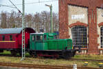 Die zweiachsige Deutz 42845 vom Typ A4M 420 R der MKO - Museumseisenbahn Kstenbahn Ostfriesland e.