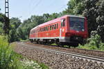 611 535 und 611 035 in der Einfahrt von Ulm am 20.07.2009.