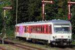 DB Fernverkehr 628 512 treft am 20 September 2020 in Niebüll ein.