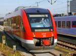   Der Dieseltriebwagen 640 027 (95 80 0640 027-8 D-DB) ein Alstom Coradia LINT 27 der DB Regio ist am 23.11.2014 beim Hbf Koblenz abgestellt.