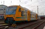   Der VT 650.61 (95 80 0650 061-4 D-ODEG) der Ostdeutsche Eisenbahn GmbH (ODEG) ist am 07.12.2014 beim Siegener Hauptbahnhof abgestellt.