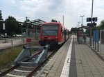 br-650-stadler-regio-shuttle-rs1/509482/650-103-im-laupheimer-stadtbahnhof-als 650 103 im laupheimer Stadtbahnhof als Rb nach Biberach (Riß)