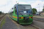 Die Lnderbahn VT43 'URAN' steht am 10 Juni 2022 in Luzna u Rakovnika.