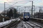 AKN 0622 156/656 kommt hier nach Neumünster gefahren und wird gleich als A1 nach Hamburg-Eidelstedt die Fahrt beginnen.