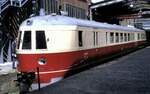 VT 183 252-6, ausgestellt beim Jubiläum 150 Jahre Deutsche Eisenbahn in Nürnberg am 18.08.1985.