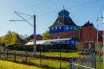 Nahe dem Bahnhof L�beck-Travem�nde Hafen und dem B� km 19,817 der KBS 104 (Schwartau - L�beck-Travem�nde Strand) steht der ehemalige Wasserturm der ehemaligen L�beck-B�chener-Eisenbahn (umgebaut zum