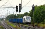 Ankunft aus Flensburg...SIEAG/EGP 2248 997-9 mit Düngermitteltransport in Jübek im Ausweichgleis.