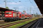 112 138  Otto hat Zugkraft  mit dem RE20 (RE 17712) von Halle(Saale)Hbf nach Schnega in Stendal.