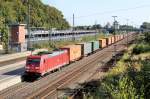 185 319-1 und  Seekisten  ohne Ende! Tostedt den 28.08.2014