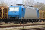 185 523-1 abgestellt am 03.04.2026 im Bahnhof Rostock-Bramow