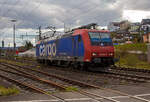 Die SBB Cargo Re 482 019-7 (91 85 4482 019-7 CH-SBBC) fährt zieht am 10.04.2022, als Lz (Lokzug) bzw.