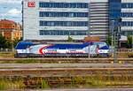 Die an die ŽSSK Cargo (Železničná spoločnosť Cargo Slovakia a.s., Bratislava) vermietete Siemens Vectron MS 383 210-2 (91 56 6383 210-2 SK-RAILL) der S Rail Lease s.r.o.