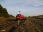 101 051-1 schiebt den RE4039 nach M�nchen bei Fahlenbach.