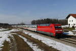 101 052 mit einem EC auf dem Weg nach Salzburg.