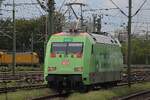 Am 20 Augustus 2026 steht Werbelok 101 088 ins Gleisvorfeld van Hannover Hbf.