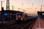 103 245-7 mit dem IC 145 von Schiphol (Airport) nach Berlin Ostbahnhof in Stendal. 29.11.2011