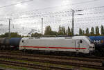 Die 105 007-0 (91 80 6105 007-9 D-DB) eine Talgo „Travca“ Mehrsystem-Elektrolokomotive bzw.