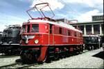 E 19 01 bei der Ausstellung 100 Jahre elektrische Lokomotive in München Freimann am 25.05.1979.