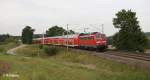 111 187-1 als RE 59103 N�rnberg - M�nchen bei Ellingen.
