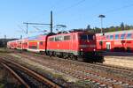 Am 23 September 2026 treft RE60 aus M�nchen Hbf �ber Augsburg und Treuchtlingen mit N�rnberg Hbf als Ziel in Roth ein. Noch fahren die meiste Leistungen dieser Verbindung mit 111er statt Triebz�ge.