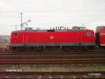 112 188-6 wartet auf dem Ausweichgleis in Eisenh�ttenstadt auf die R�ckleistung nach Magdeburg.