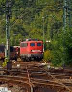 So nun sollte es passen - 140 003-5 (ex E40 003) am 25.08.2012 in Betzdorf/Sieg, hier wird heute Lokpersonal geschult.