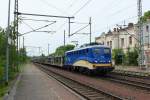 Wefensleben, 22.05.2014 16:24 Uhr - EVB 140 870 mit leerem BLG nach Osten