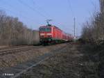 143 333-3 schiebt bei Eisenh�ttenstadt den RE 18204 Frankfurt/Oder.09.03.11