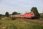 143 652-6 als RE 59227 N�rnberg - Treuchtlingen bei Ellingen.