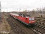 143 848-0 erreicht Eisenh�ttenstadt mit einer RB 11 Frankfurt/Oder 06.02.08