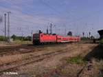 143 111-3 verl�sst Eisenh�ttenstadt mit den RB11 Cottbus.
