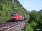 143 168-3 verl�sst den Tunnel ST.